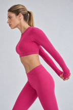 LONG SLEEVE CROP TOP