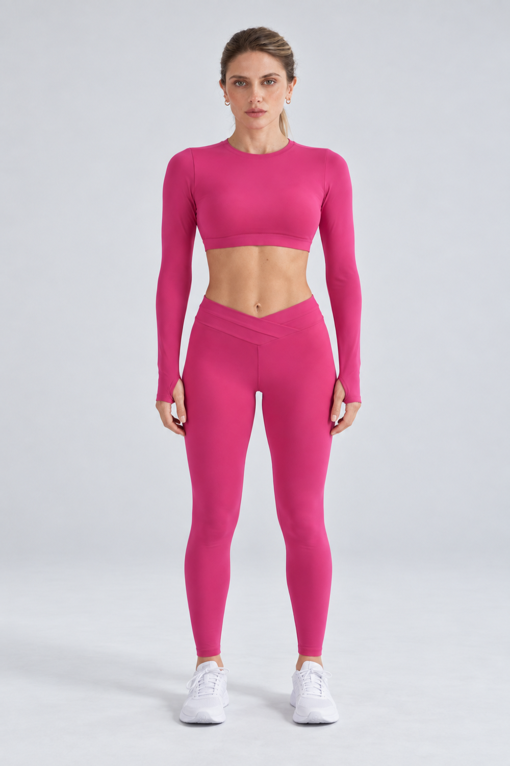 LONG SLEEVE CROP TOP