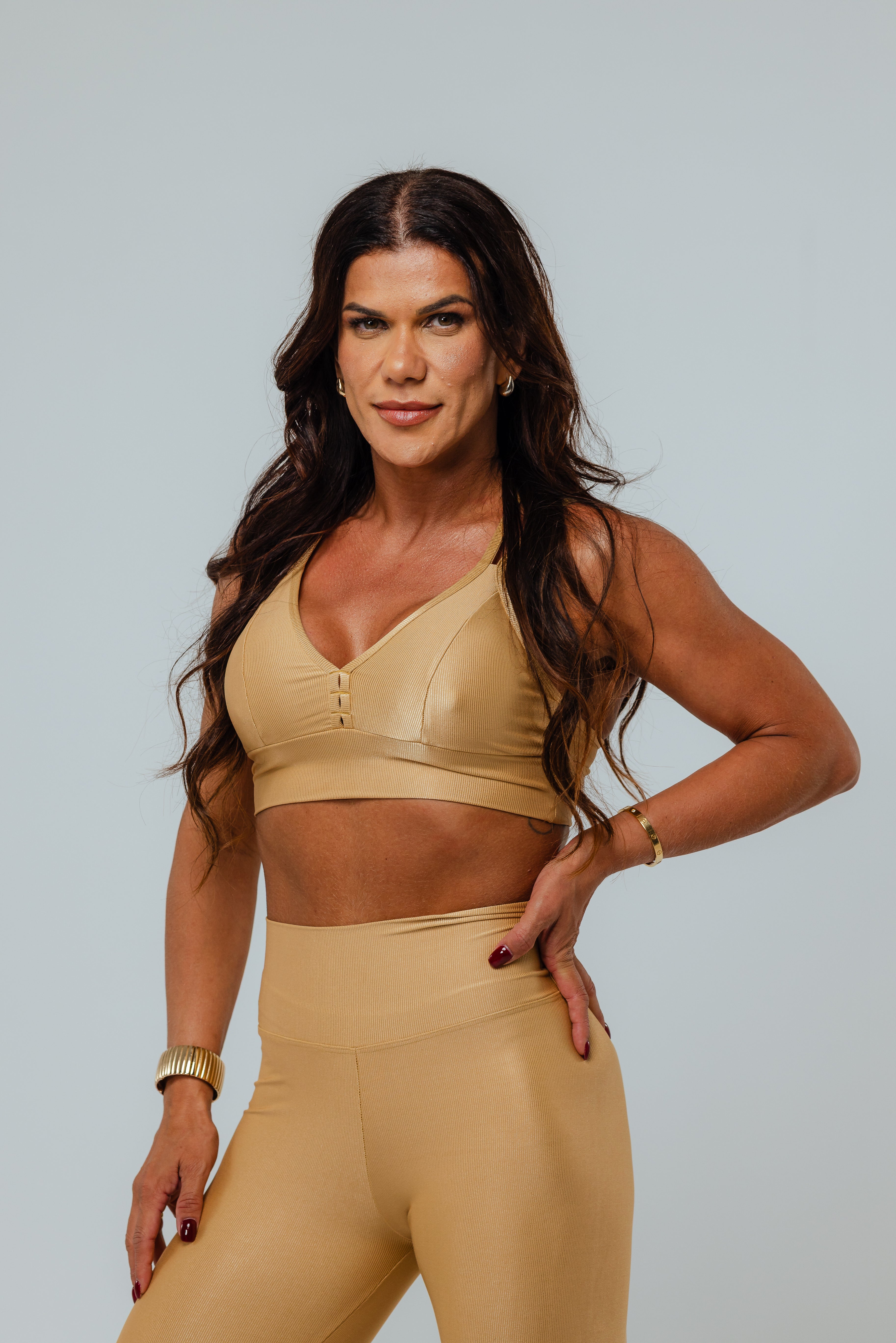 Golden Glow Seamless Activewear Set