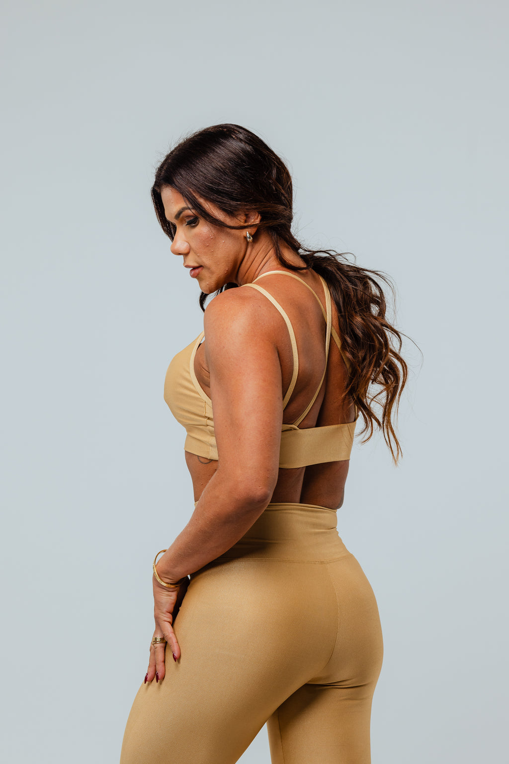 Golden Glow Seamless Activewear Set
