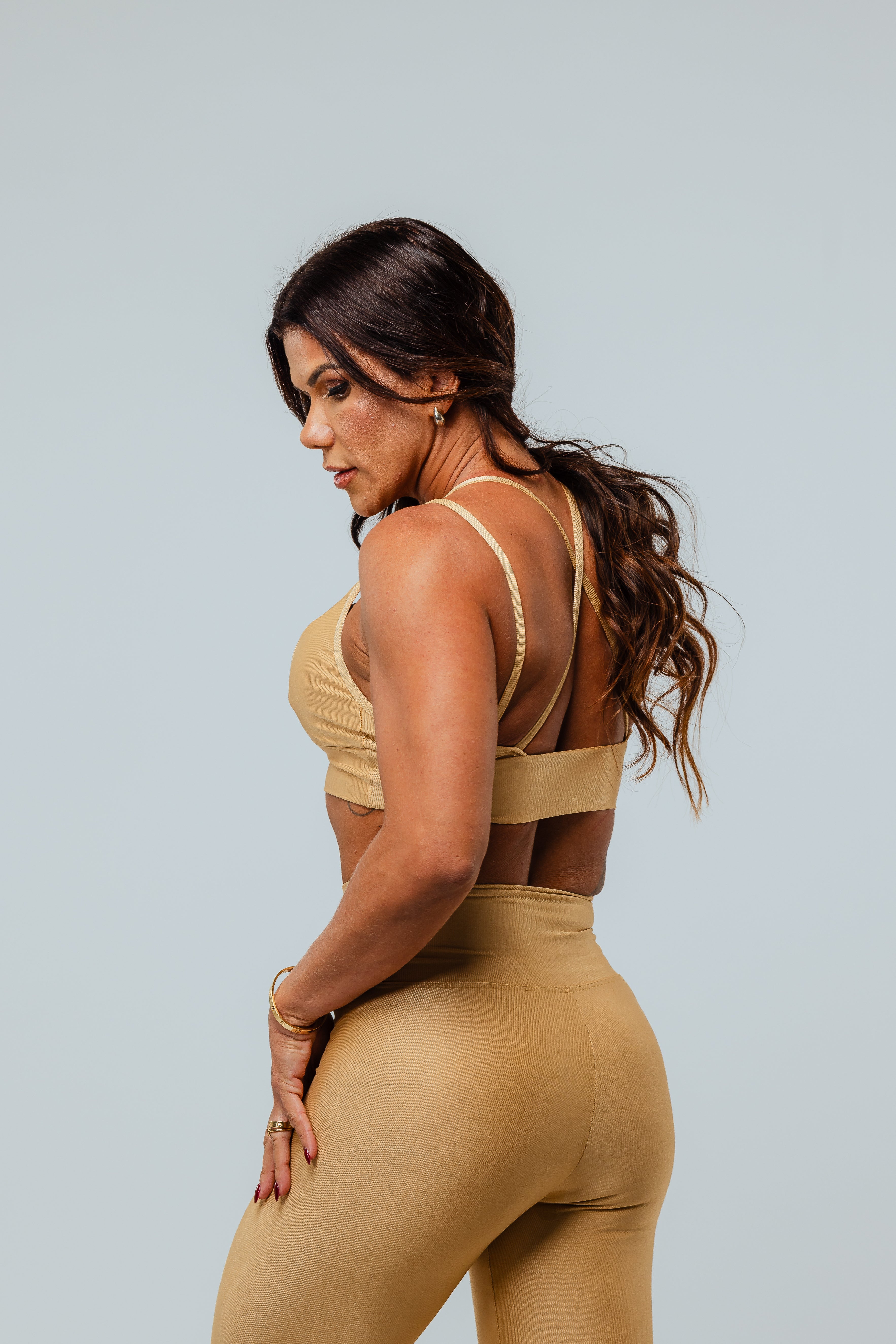 Golden Glow Seamless Activewear Set