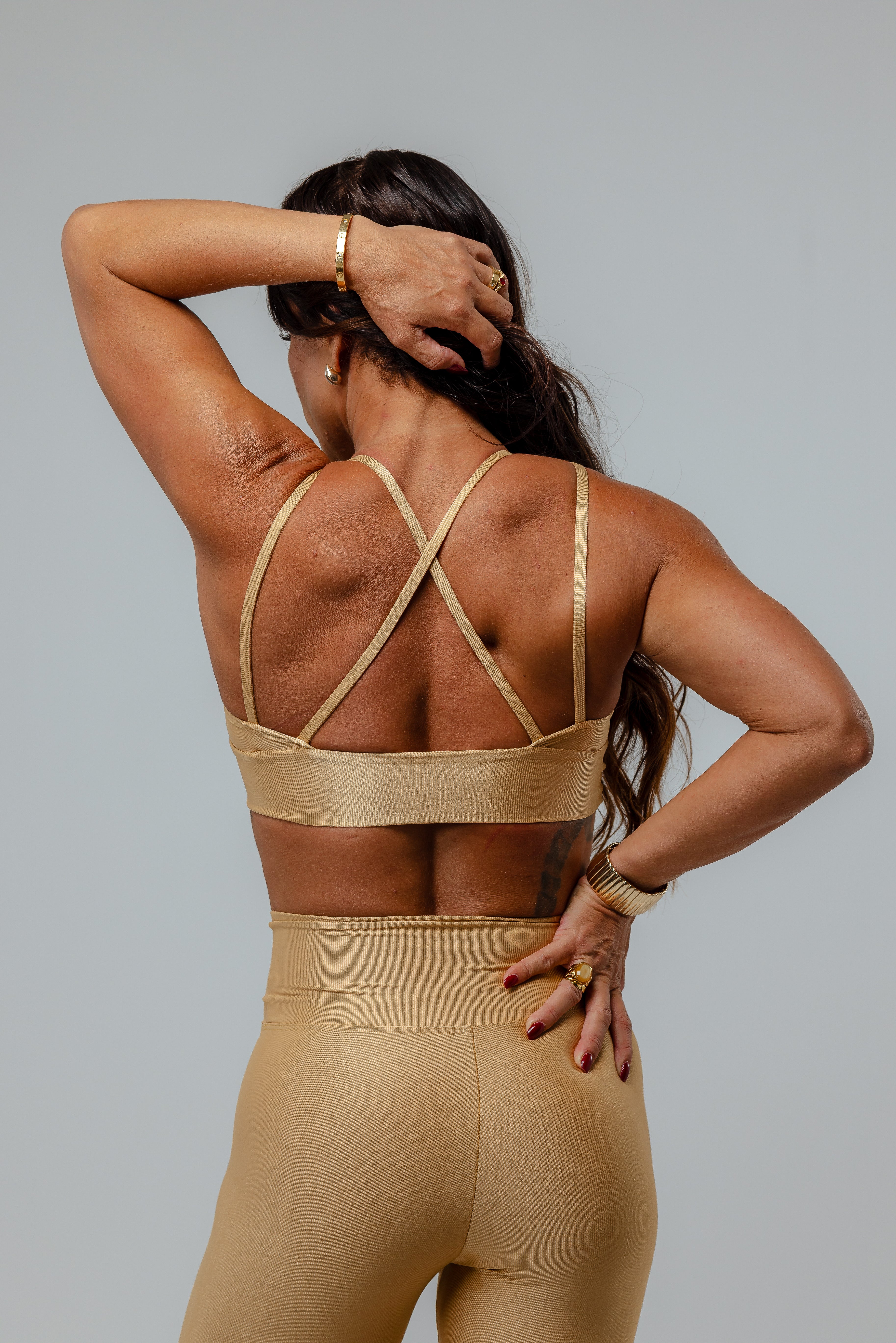 Golden Glow Seamless Activewear Set