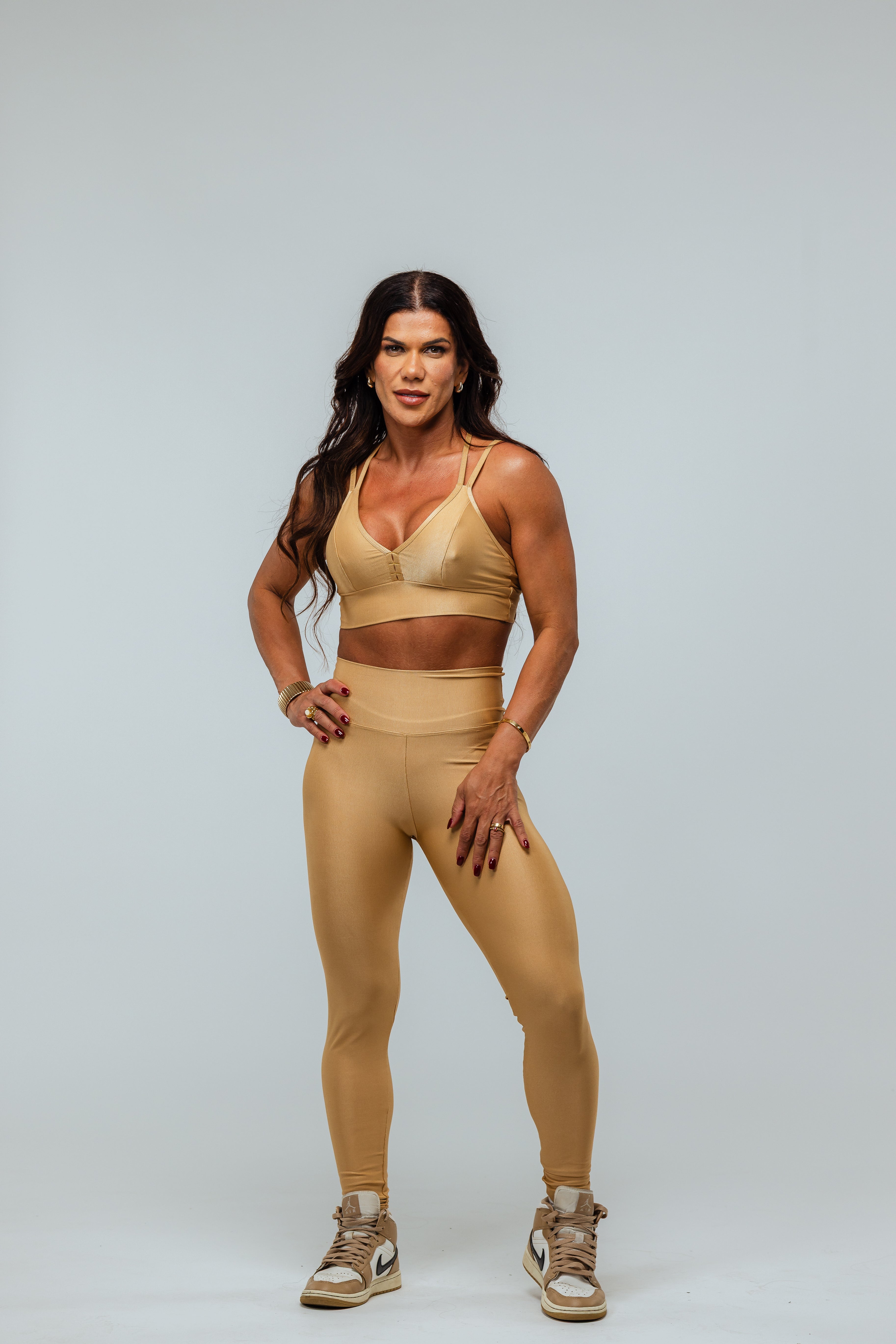 Golden Glow Seamless Activewear Set