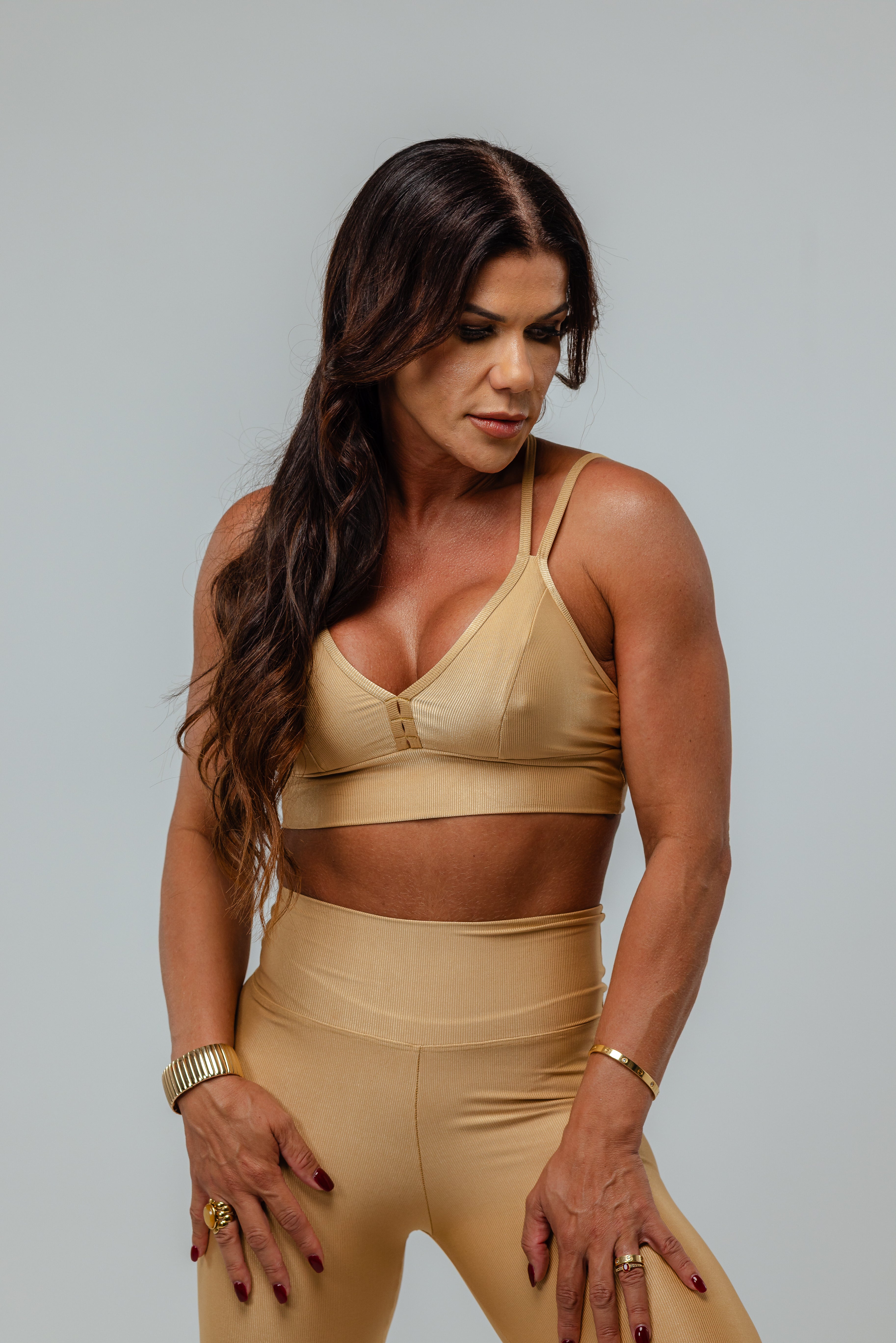 Golden Glow Seamless Activewear Set