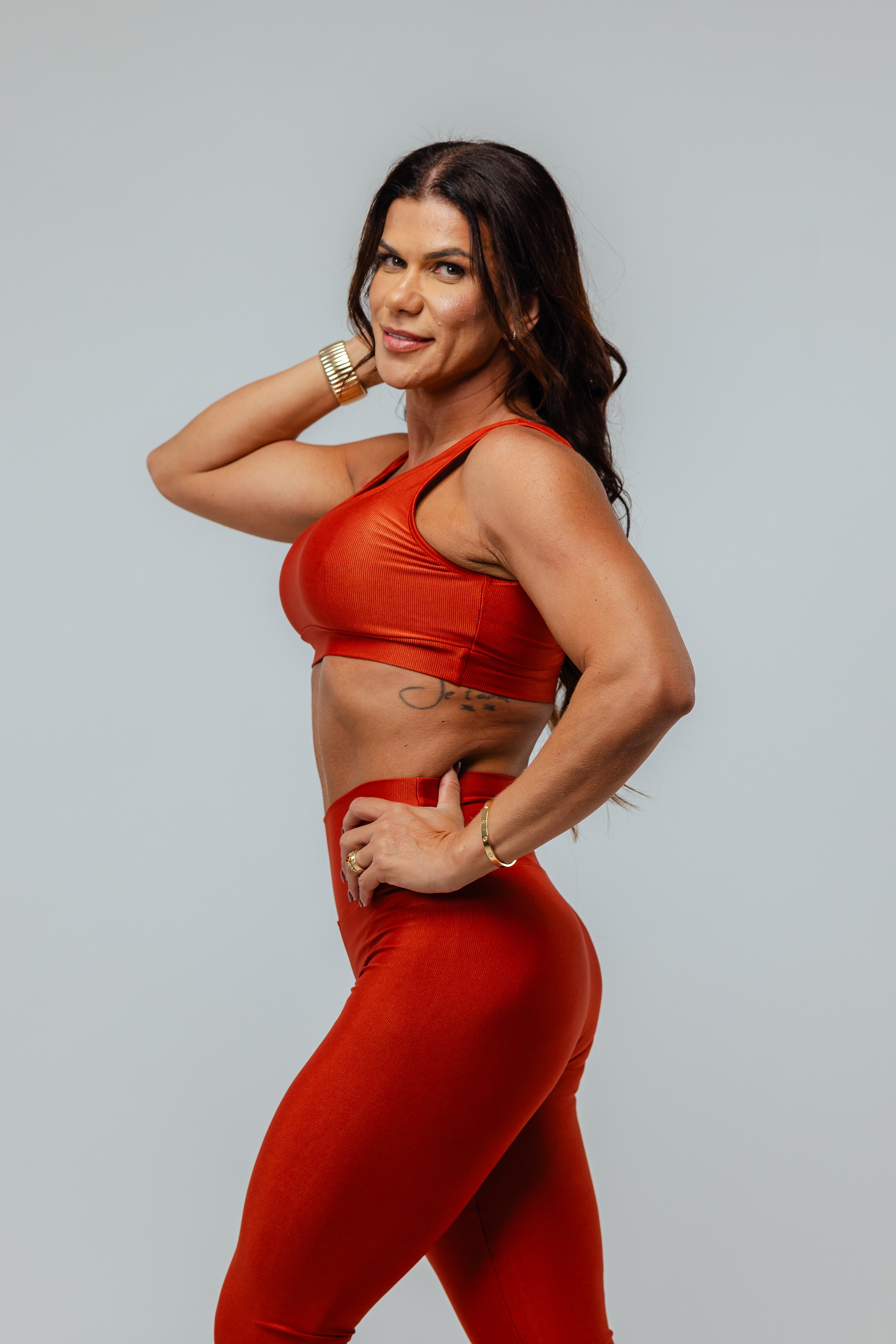 Sunset Blaze Seamless Activewear Set